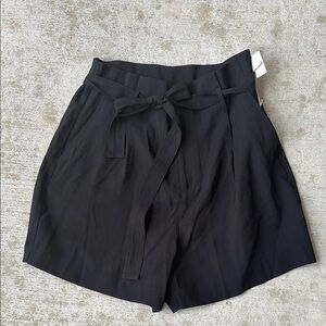 Universal Thread High Rise Tie Front Black Shorts